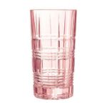 Стакан Хайбол ОСЗ "Даллас"; розовый 380 мл, d 75 мм, h 150 мм, стекло, Россия