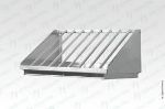 Сушка для крышек вертикальная СКВб - 600*400*260 "Base", цинк, 11 ячеек