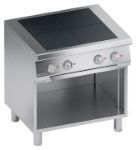 ПЛИТА 4 КОНФОРОЧНАЯ 700 СЕРИИ VEROTERM VT7RUE10VV С ОТКРЫТЫМ ШКАФОМ